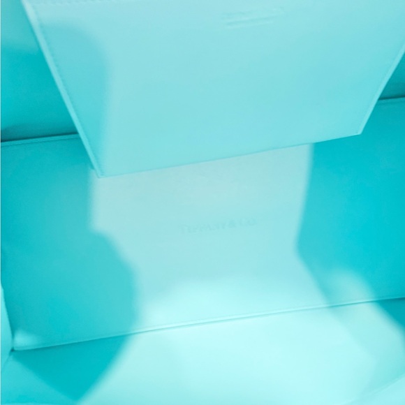 ❤️Tiffany Large Shopping Tote in blue leather ❤️ - Picture 6 of 8